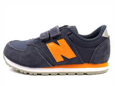 New Balance sneaker outerspace/desert gold with velcro